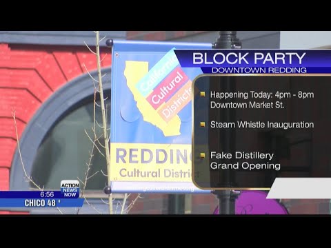 Redding steam whistle's first sounds to come during inauguration block party