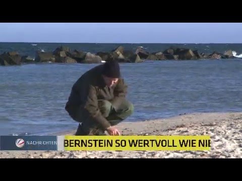 TV-Beitrag von N24 zu Ostsee-Bernstein, ausgestrahlt in den Sat1-Nachrichten vom 1.4.2016