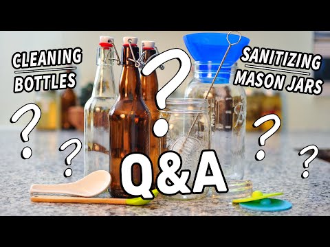 How We Sanitize Jars & Bottles for Fermentation | Solving Common Problems with Ferments
