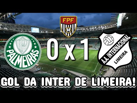 Gol da Inter de Limeira! É de Bruno! | Palmeiras 0 x 1 Inter de Limeira | Campeonato Paulista 2021