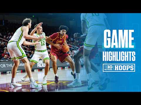 Oregon at USC | HIGHLIGHTS | Big Ten Men's Basketball | 02/21/26