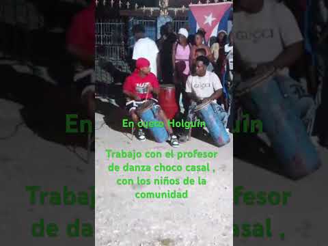 Día de folclor en el municipio Cueto Holguín , con el profesor Chico Casal
