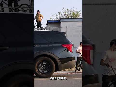 Rock, paper, scissors ✂️ 🫣 with Josh Delarosa  #bmx #fridayvideos #launchramp #shorts