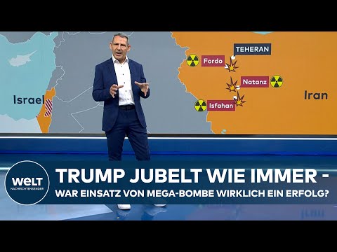 US-BUNKER-BRECHER GBU 57: Spektakulärer Angriff - USA setzen modernste B-2-Bomber gegen Iran ein