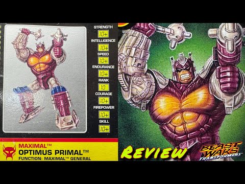 My Perfect Toy of childhood. Transformers Beast Wars Transmetals Optimus Primal 4K video review