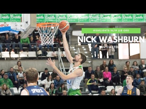 Nick Washburn Highlights TAU Castelló (LEB Gold) 2018/2019