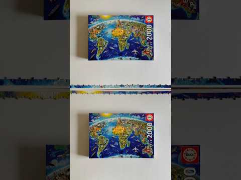 World Landmarks Globe, 2000, EDUCA, 96 x 68 cm, Spain, 14+, Adrian Chesterman 2017, 17129