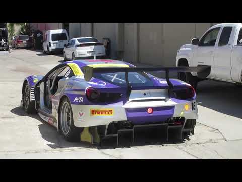 Ferrari 488 GT3 Race Car (w/ startups, stalling)