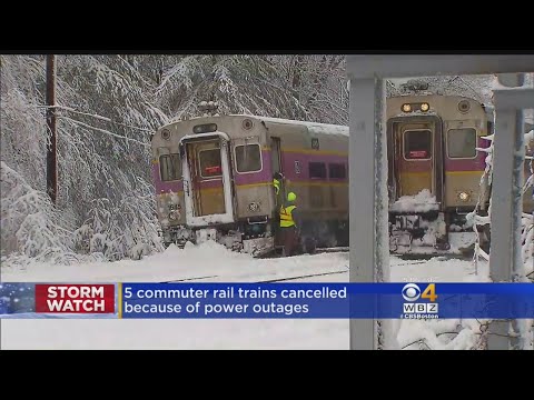 Commuter Rail Train Derails In Haverhill