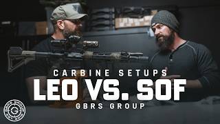 GBRS Group | Carbine Setups LEO vs SOF