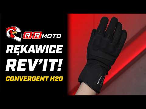 REVIT CONVERGENT H2O _ rękawice motocyklowe z membraną Hydratex
