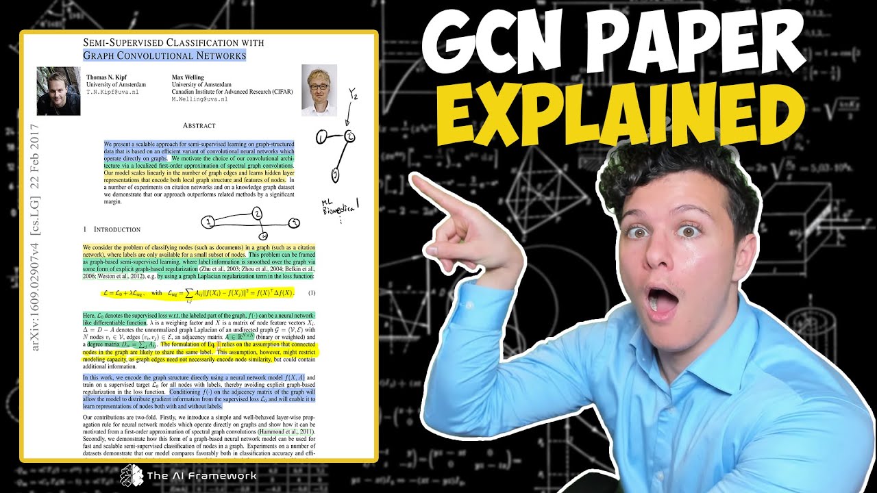 Graph Convolutional Network (GCN) Paper Explained