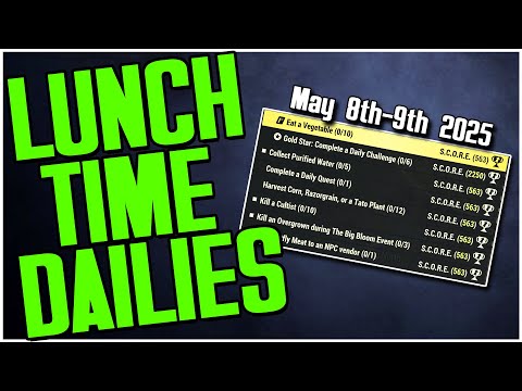 Season 20 Rank 143 | Fallout 76 LUNCHTIME DAILIES (May 8th-9th)