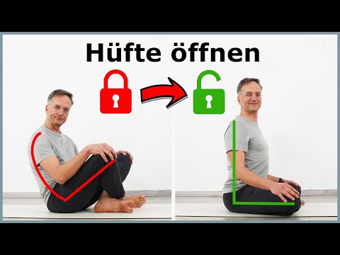 HÜFTE ÖFFNEN mit diesen 5 einfachen Übungen