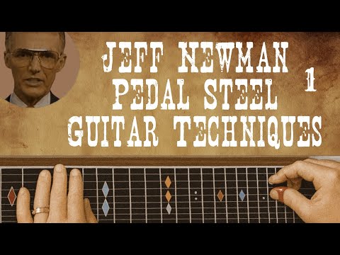 Learn Pedal Steel Guitar with Jeff Newman PSG Techniques Part 1 Right Hand Left Hand Pedals Volume