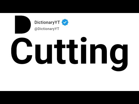 Cutting Thesaurus