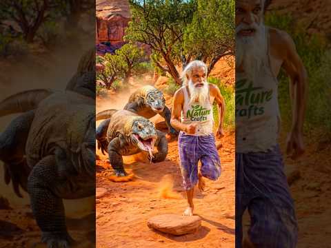 I Built a Secret Desert Survival Bunker in Komodo dragon Territory 🦎🏜️