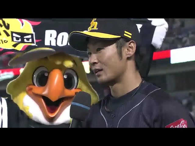 ホークス・明石選手ヒーローインタビュー 2016/8/13 M-H