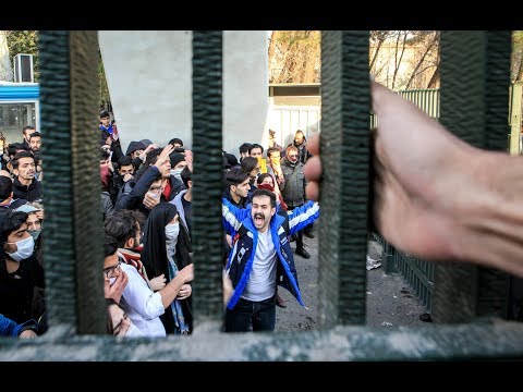 Iran on the brink after police open fire on anti government rioters as Donald Trump warns