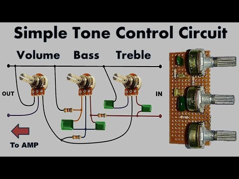 Simple Tone Control Circuit DIY Bass Treble Volume
