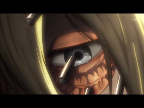 Female Titan screaming | Attack On Titan Season 1 Episode 20