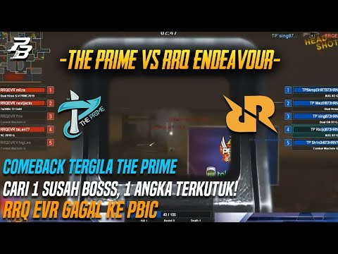 SEMIFINAL! THE PRIME vs RRQ ENDEAVOUR - DOWNTOWN | CARI 1 EMANG SUSAH!