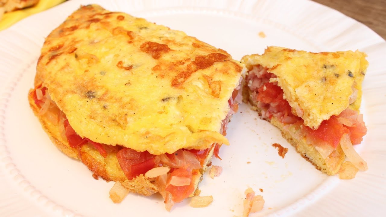 3 LANCHES RAPIDOS DE OMELETE RECHEADOS SUPER FACEIS