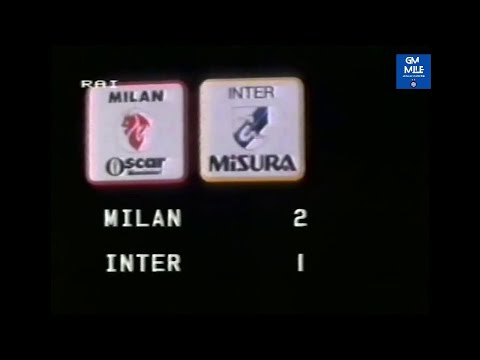 1984-85 (7^ - 28-10-1984) Milan-INTER 2-1 [Altobelli,DiBartolomei,Hateley] Servizio D.S.Rai