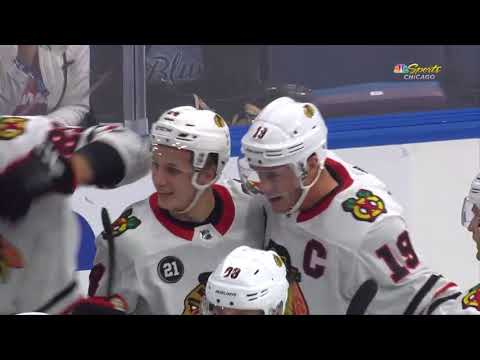 Toews completes the hatrick on a breakaway in overtime