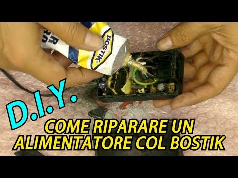 D.I.Y. - Come riparare un alimentatore col Bostik - FAKE VIDEO