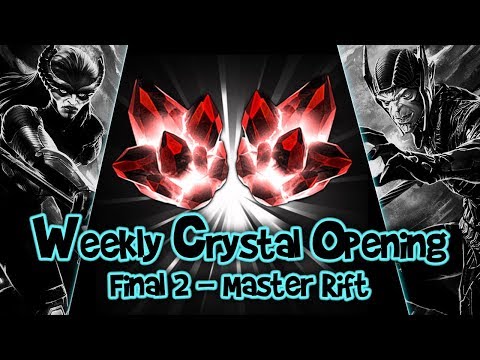 Final 2x Master Chaos rift | Weekly crystal opening | Marvel Contest of Champions
