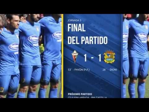 CD Mensajero 1 - CF Fuenlabrada 1 (Ocasiones y Goles)