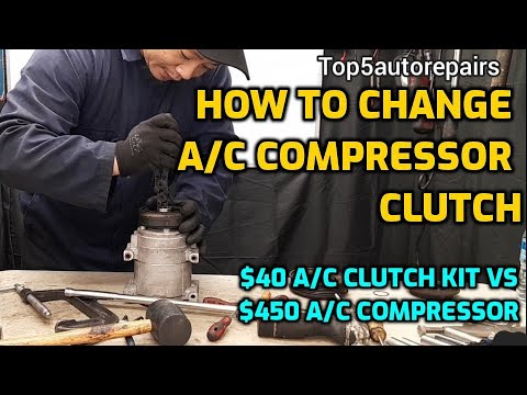 HOW TO CHANGE A/C COMPRESSOR CLUTCH COIL (A REPLACEMENT STEP-BY-STEP GUIDE)