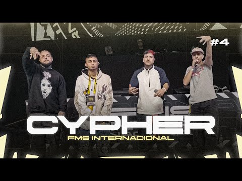 LOBO ESTEPARIO, NITRO, ACERTIJO & MECHA | CYPHER #4 | #FMSINTERNACIONAL