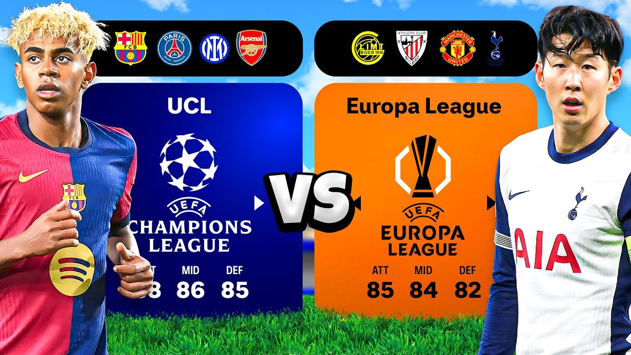 UCL vs. Europa League... in FC25 🫨