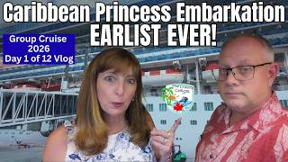 Caribbean Princess Group Cruises Day 1 Embarkation Fort Lauderdale