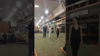 Beautiful hula at the airport