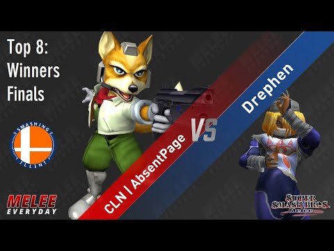 Show Me Your Moves 19 - CLN | AbsentPage (Fox) vs. Drephen (Sheik) - SSBM - Top 8: Winners Finals