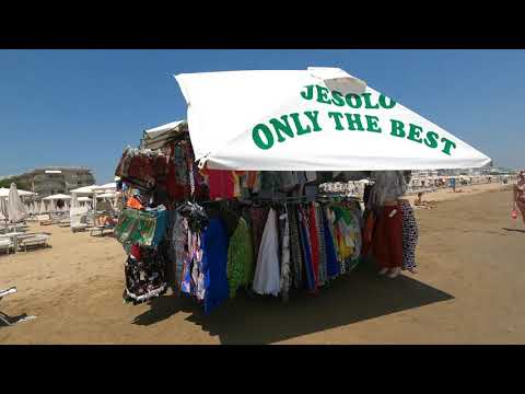 Lido di Jesolo Relaxing Beach Walking Tour 2021