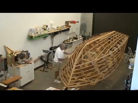 Amazing Modern Technology Skill Wooden Boat Building Process, DIY TimeLapse Construction Fast Work