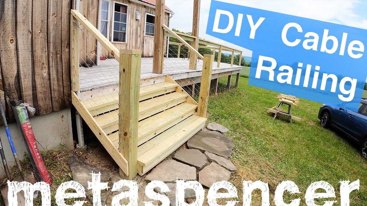 DIY Cable Railing - Fast, Simple, and Easy