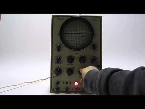 Vintage Heathkit(Heath) Oscilloscope Model 0-6 Vacuum Tube Laboratory Electronics