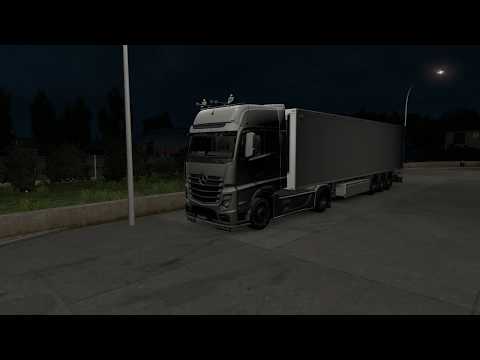 ETS 2 (1.37)#10 Mercedes Benz Actros + Sound Mod Journey through the expanses of France (Part 2)