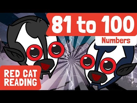 81 to 100 | Numbers For Children | Numbers Song | Made by Red Cat Reading