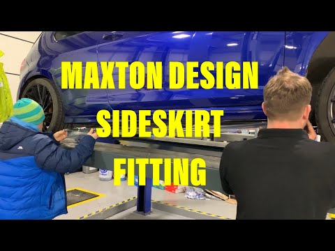 VW Golf MK7 R Maxton Design Side skirt Fitting