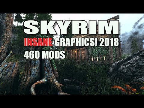 Skyrim Insane Graphics 2018! 460 mods 4K resolution [Skyrim Modded to Hell Teaser]