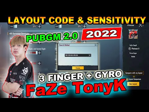 (Latest 2.0) FaZe TonyK Sensitivity Code & Control Settings