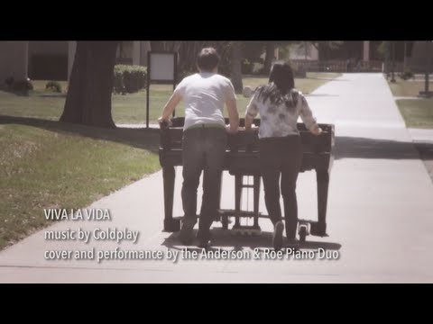 VIVA LA VIDA | Anderson & Roe Piano Duo cover | COLDPLAY