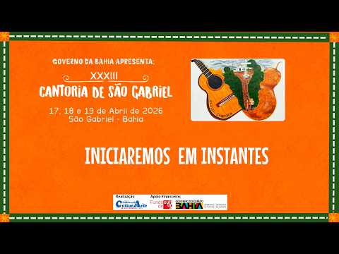 XXXIII CANTORIA DE SÃO GABRIEL TERCEIRO  DIA 19-04-2026