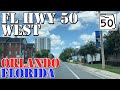 FL 50 West Colonial Drive Downtown Orlando To Clermont Florida 4K Highway Drive